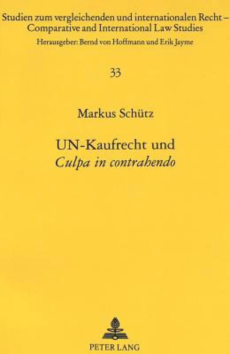 Un-Kaufrecht Und «Culpa in Contrahendo»