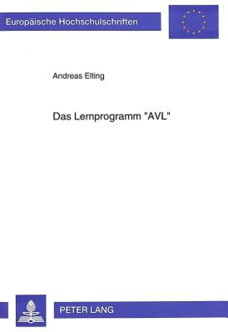 Das Lernprogramm «AVL»