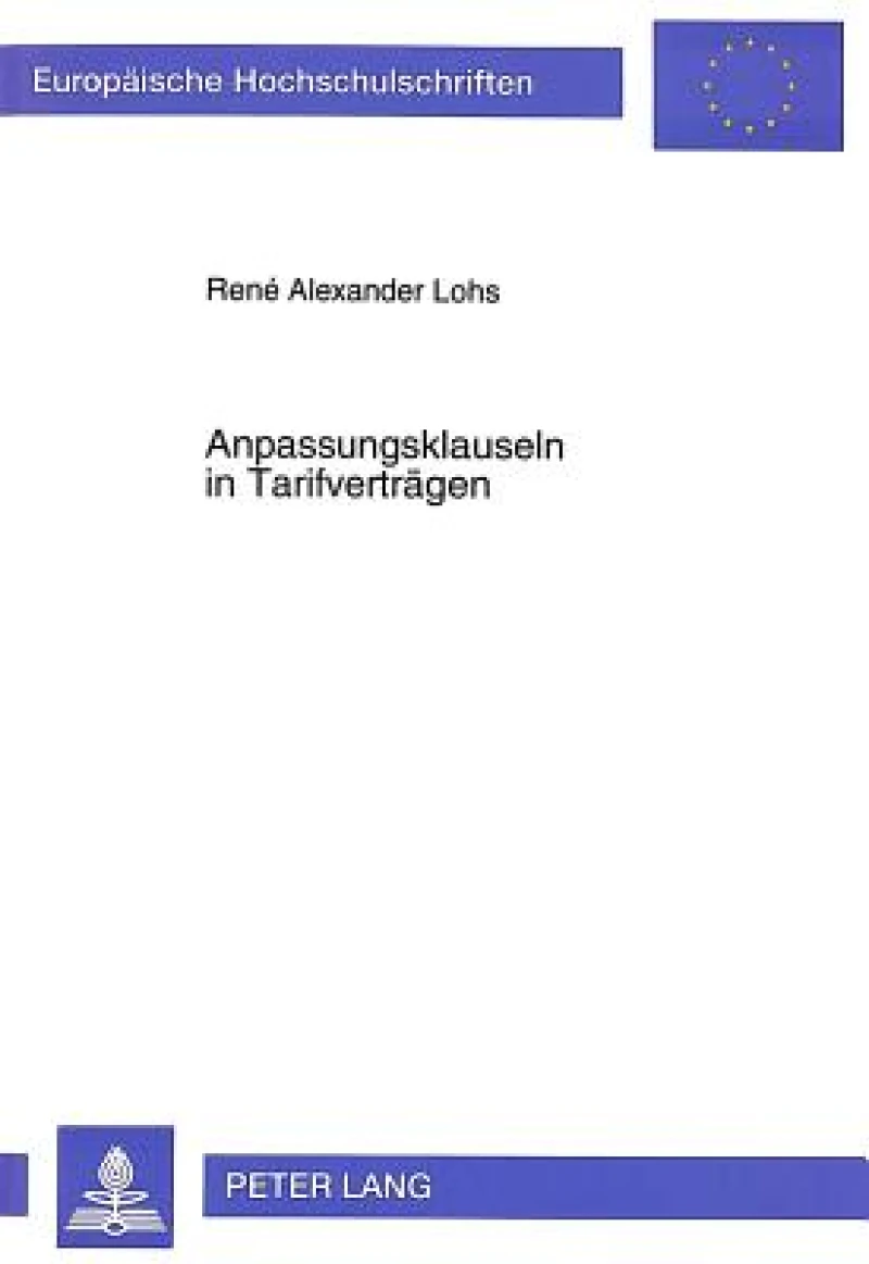 Anpassungsklauseln in Tarifvertraegen