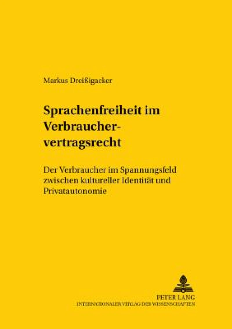 Sprachenfreiheit im Verbrauchervertragsrecht