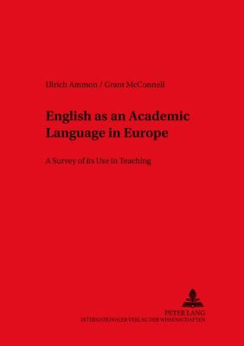 English as an Academic Language in Europe