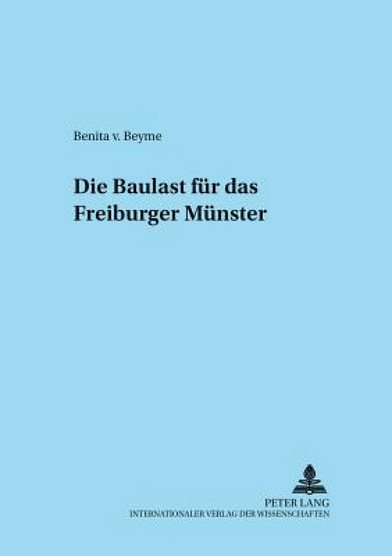 Die Baulast fuer das Freiburger Muenster