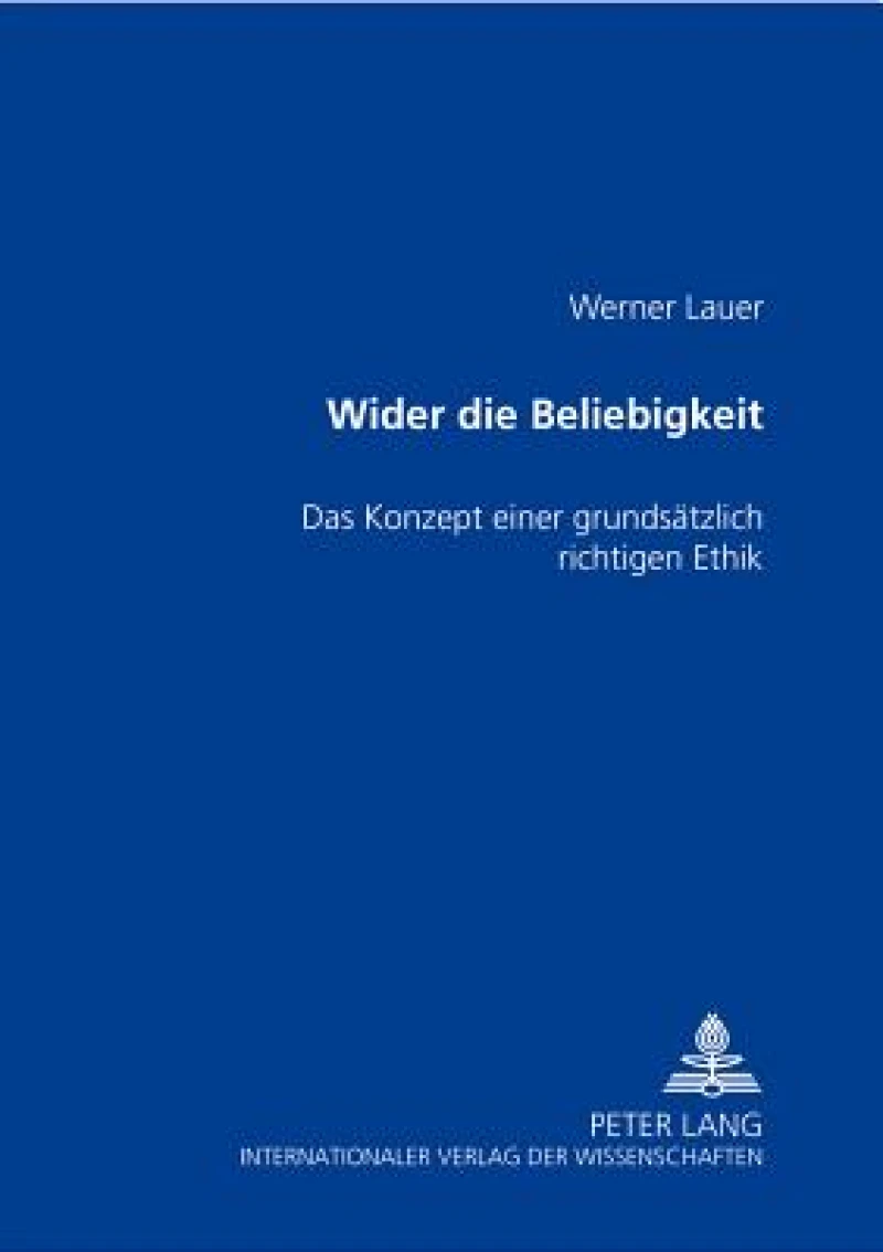 Wider die Beliebigkeit