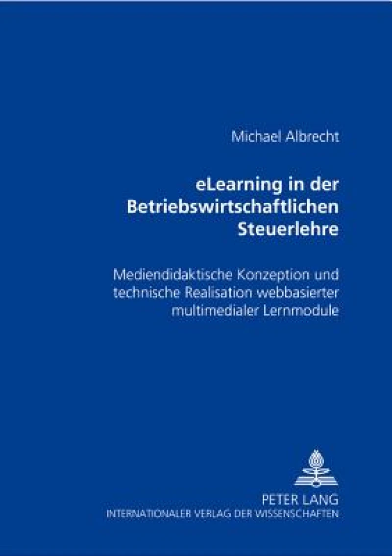 Elearning in Der Betriebswirtschaftlichen Steuerlehre