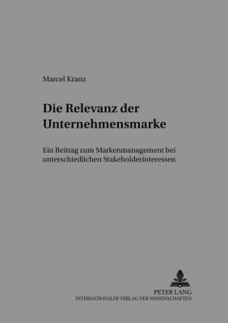 Die Relevanz Der Unternehmensmarke