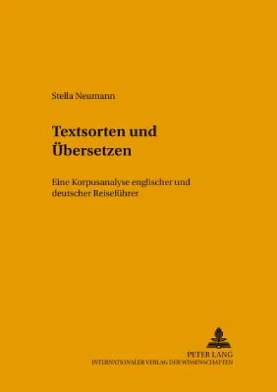 Textsorten Und Uebersetzen