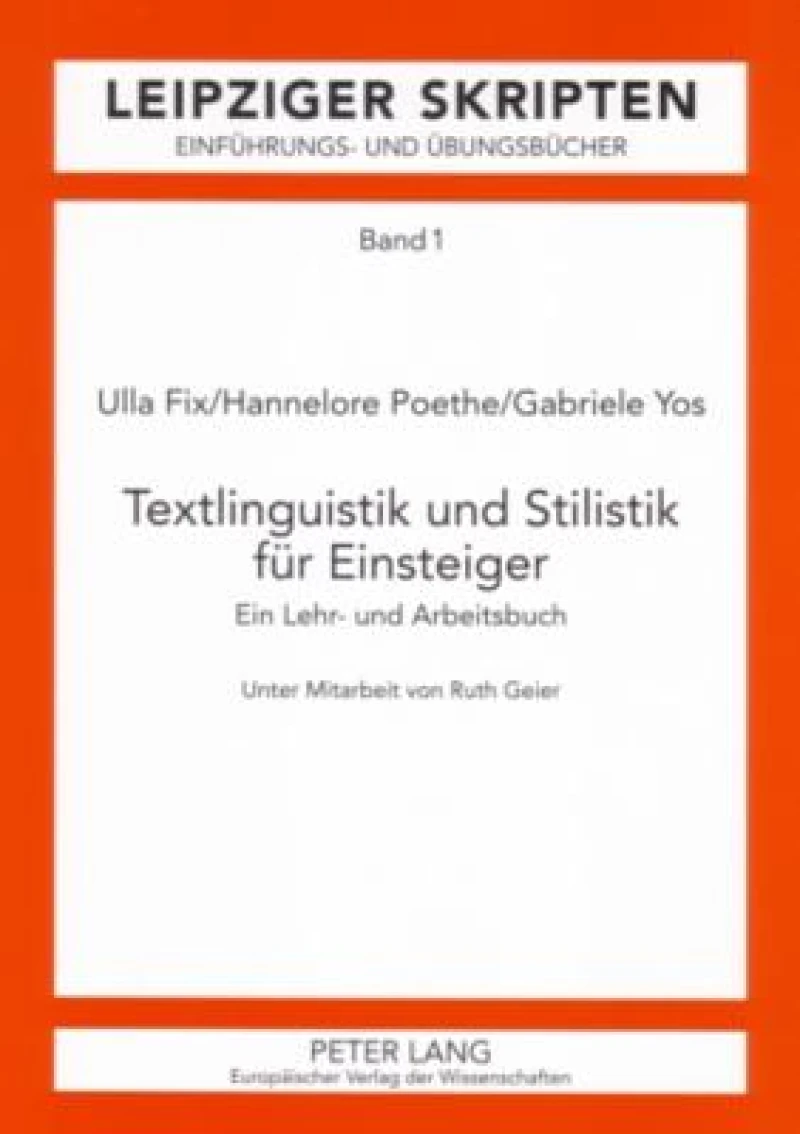 Textlinguistik und Stilistik fuer Einsteiger