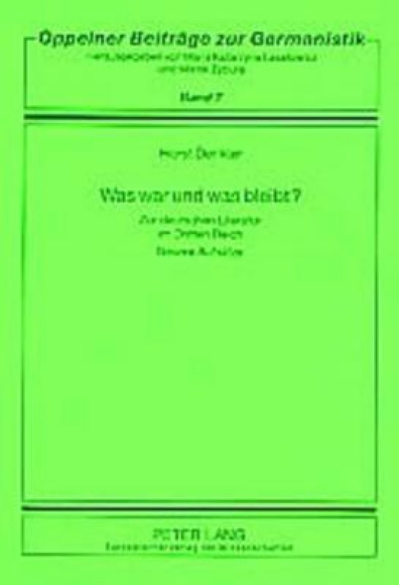 Was war und was bleibt?