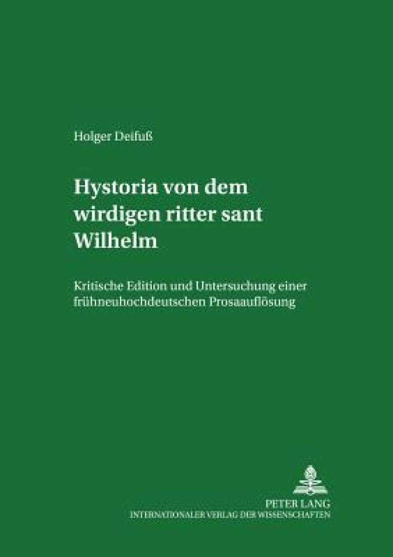 «Hystoria von dem wirdigen ritter sant Wilhelm»
