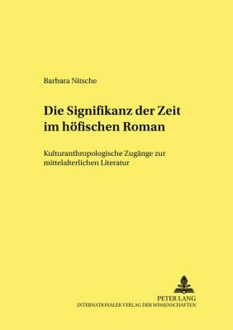 Die Signifikanz der Zeit im hoefischen Roman