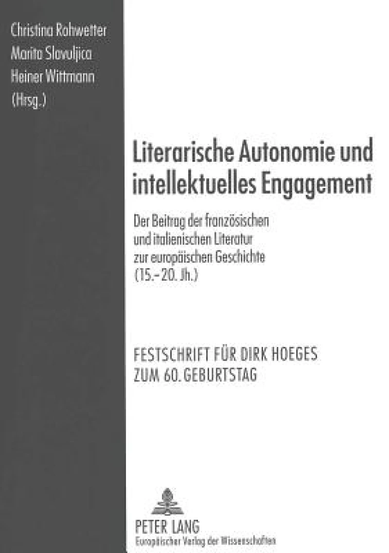 Literarische Autonomie und intellektuelles Engagement