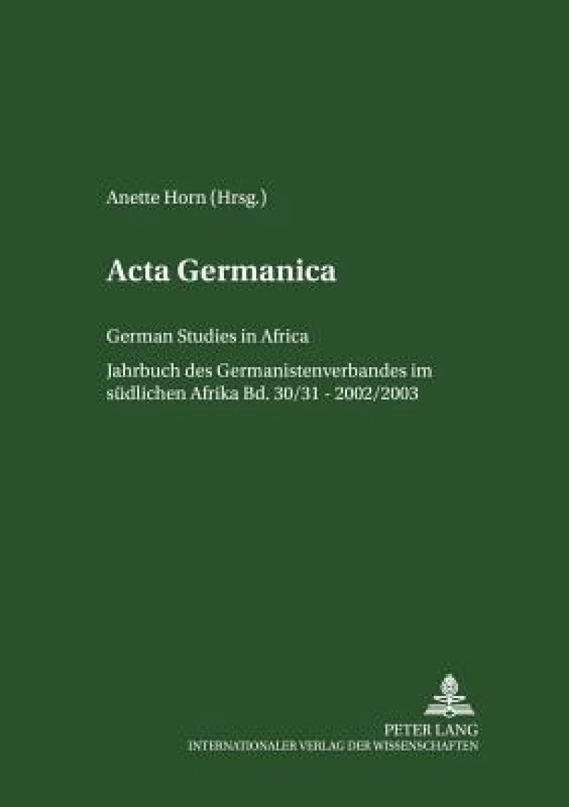 Acta Germanica