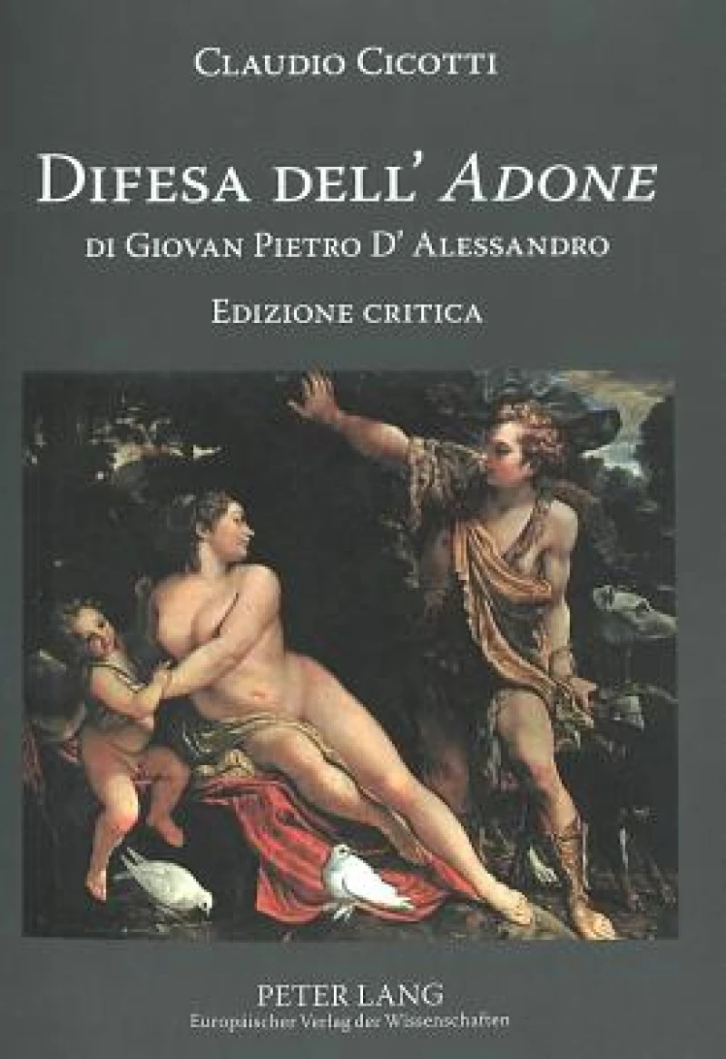 Difesa Dell' «Adone» Di Giovan Pietro d'Alessandro