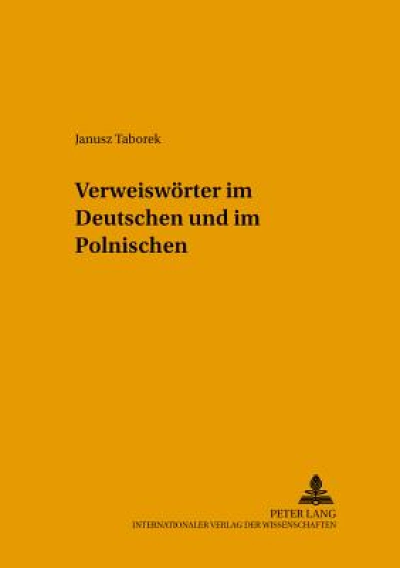 Verweiswoerter im Deutschen und im Polnischen