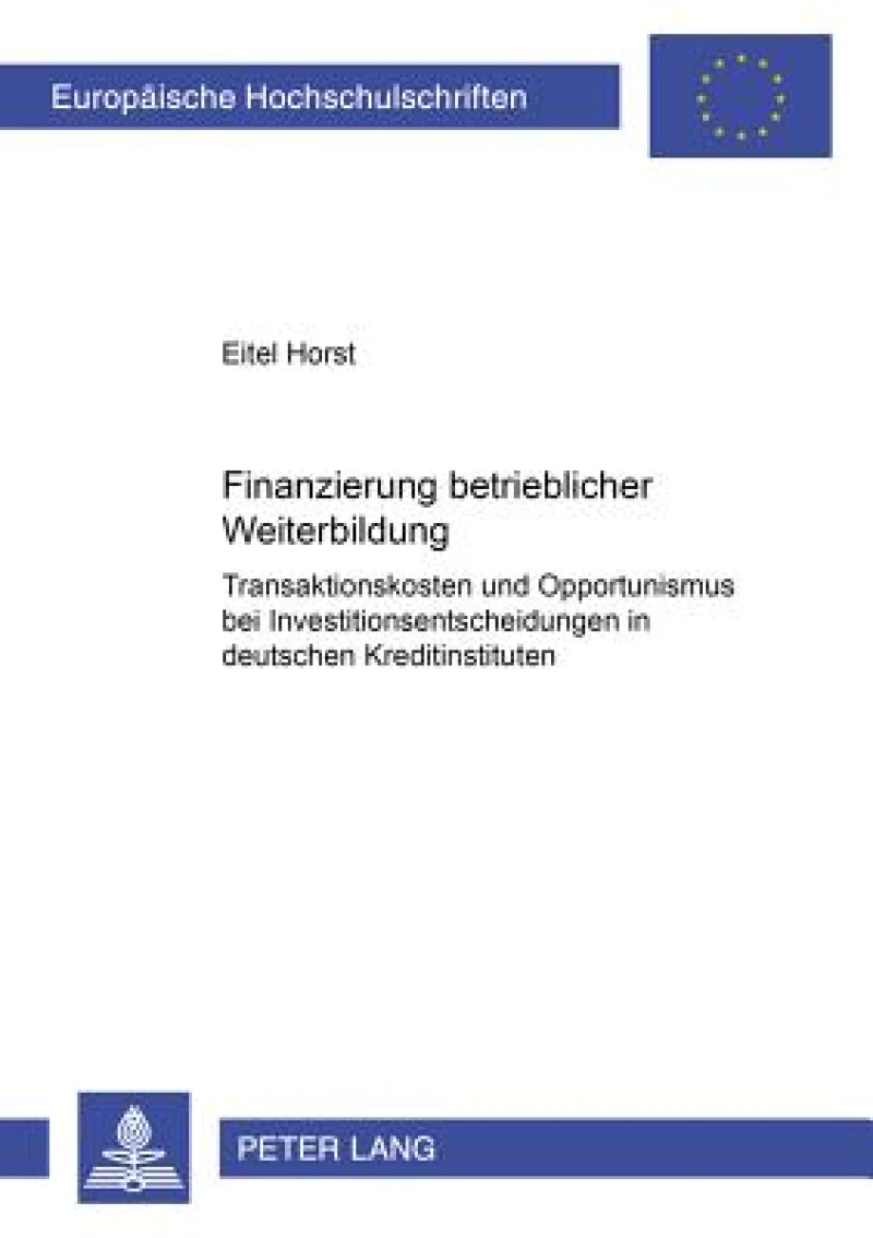 Finanzierung Betrieblicher Weiterbildung