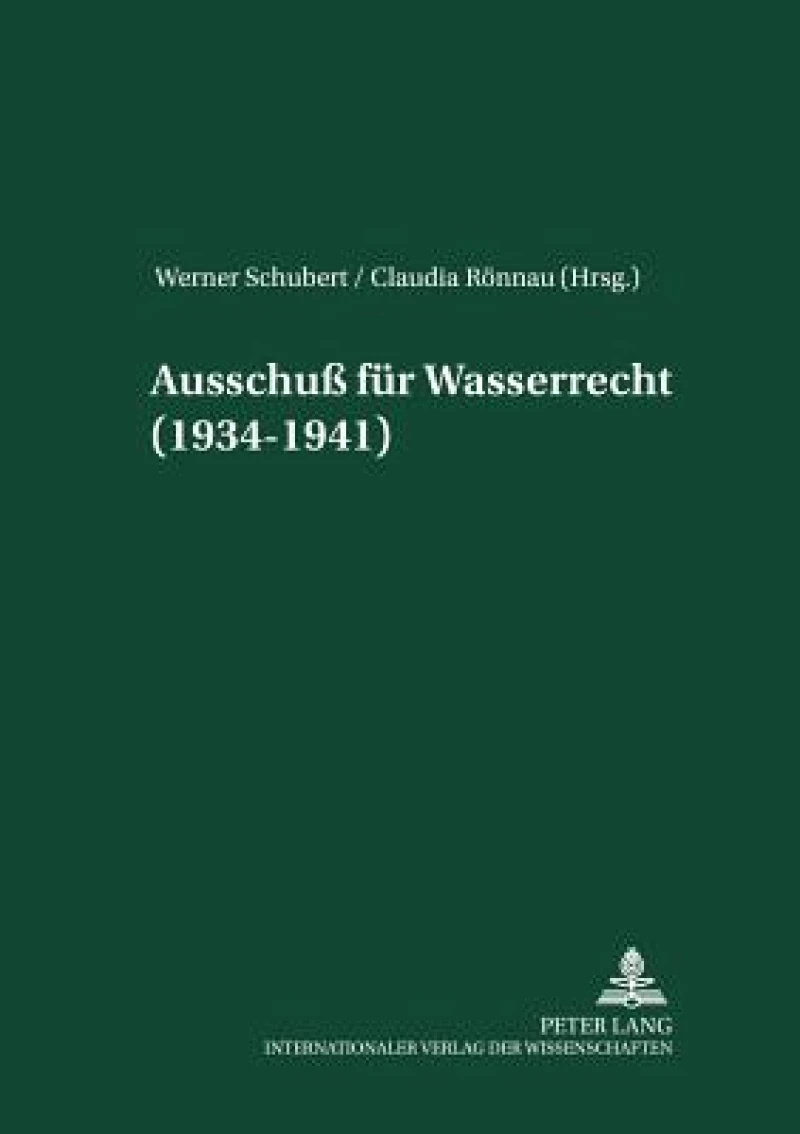 Ausschuß fuer Wasserrecht (1934-1941)