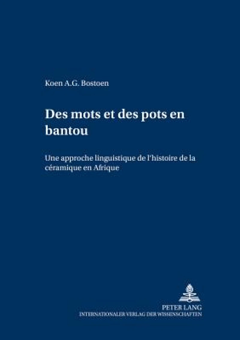Des Mots Et Des Pots En Bantou