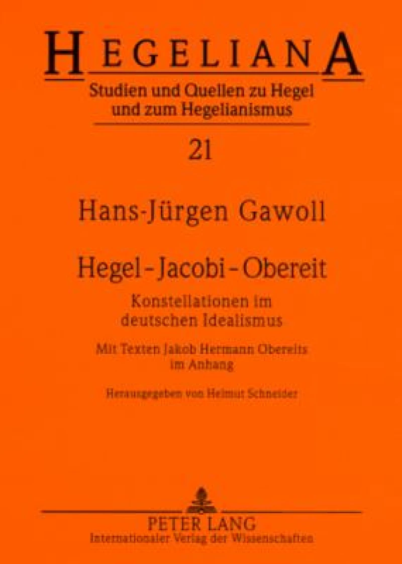 Hegel – Jacobi – Obereit