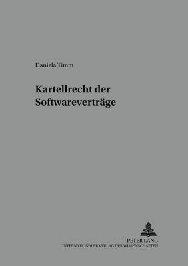 Kartellrecht der Softwarevertraege