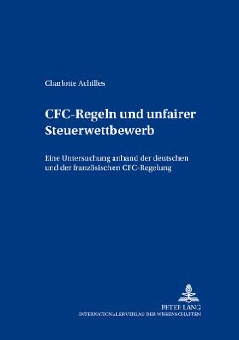 CFC-Regeln und unfairer Steuerwettbewerb