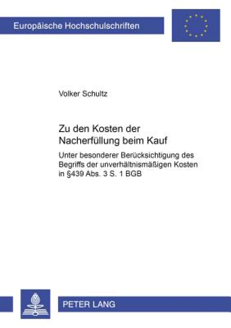 Zu den Kosten der Nacherfuellung beim Kauf