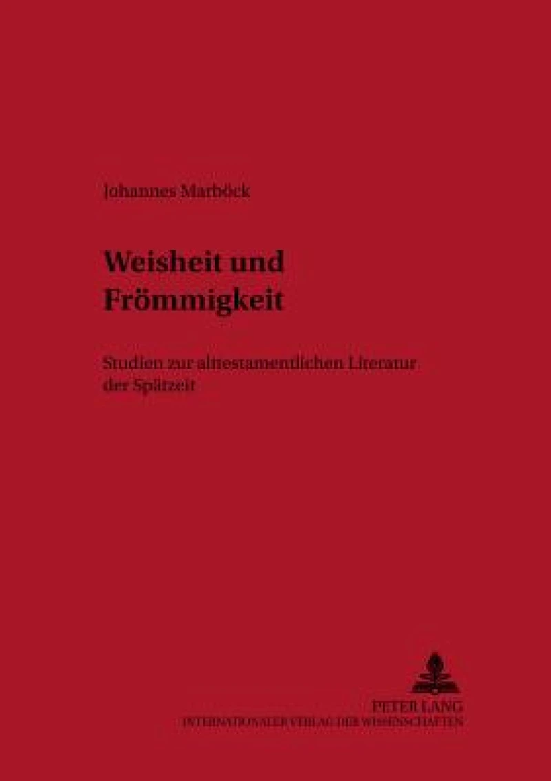Weisheit und Froemmigkeit