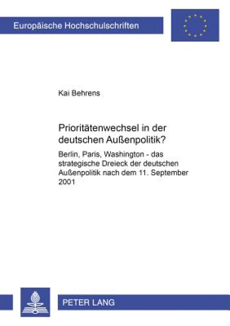 Prioritaetenwechsel in der deutschen Außenpolitik?