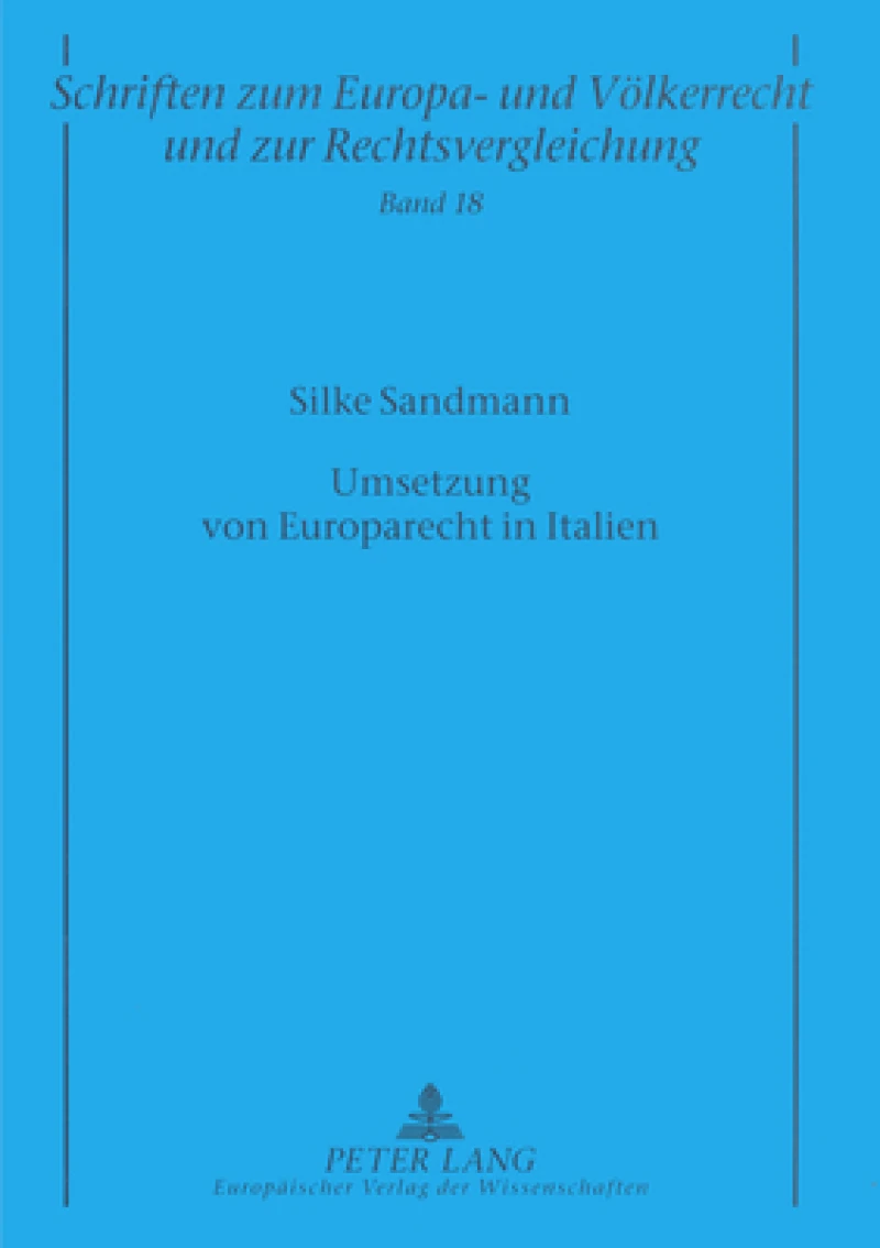 Umsetzung von Europarecht in Italien