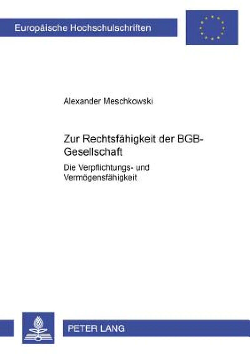 Zur Rechtsfaehigkeit der BGB-Gesellschaft