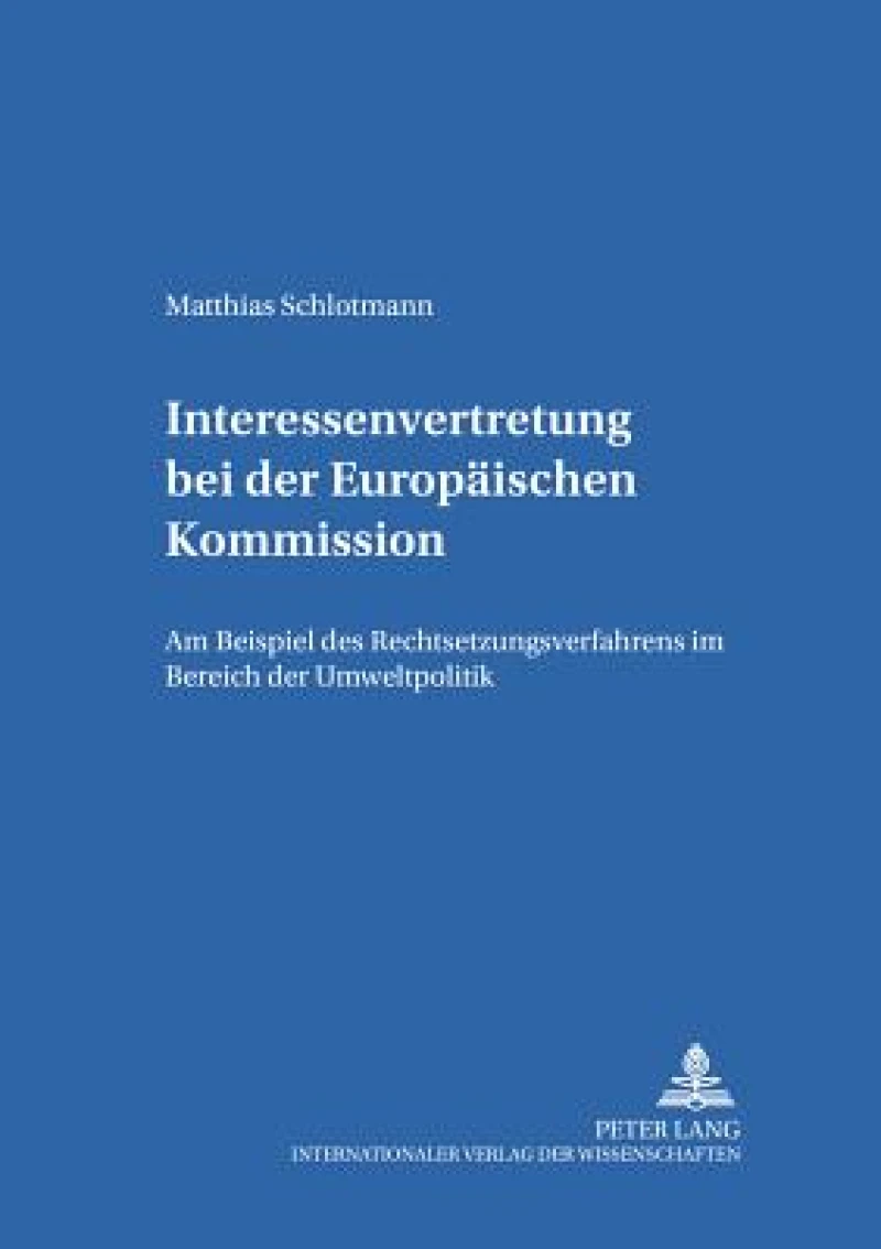 Interessenvertretung bei der Europaeischen Kommission