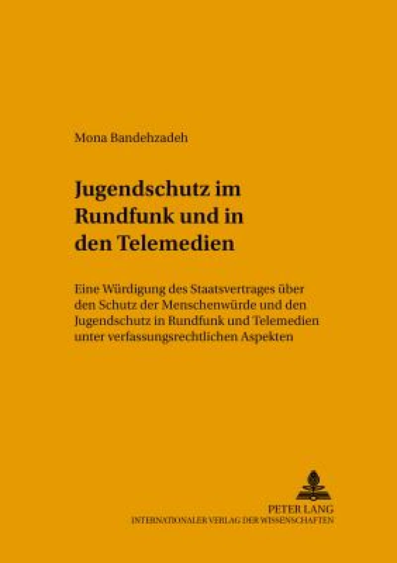 Jugendschutz im Rundfunk und in den Telemedien