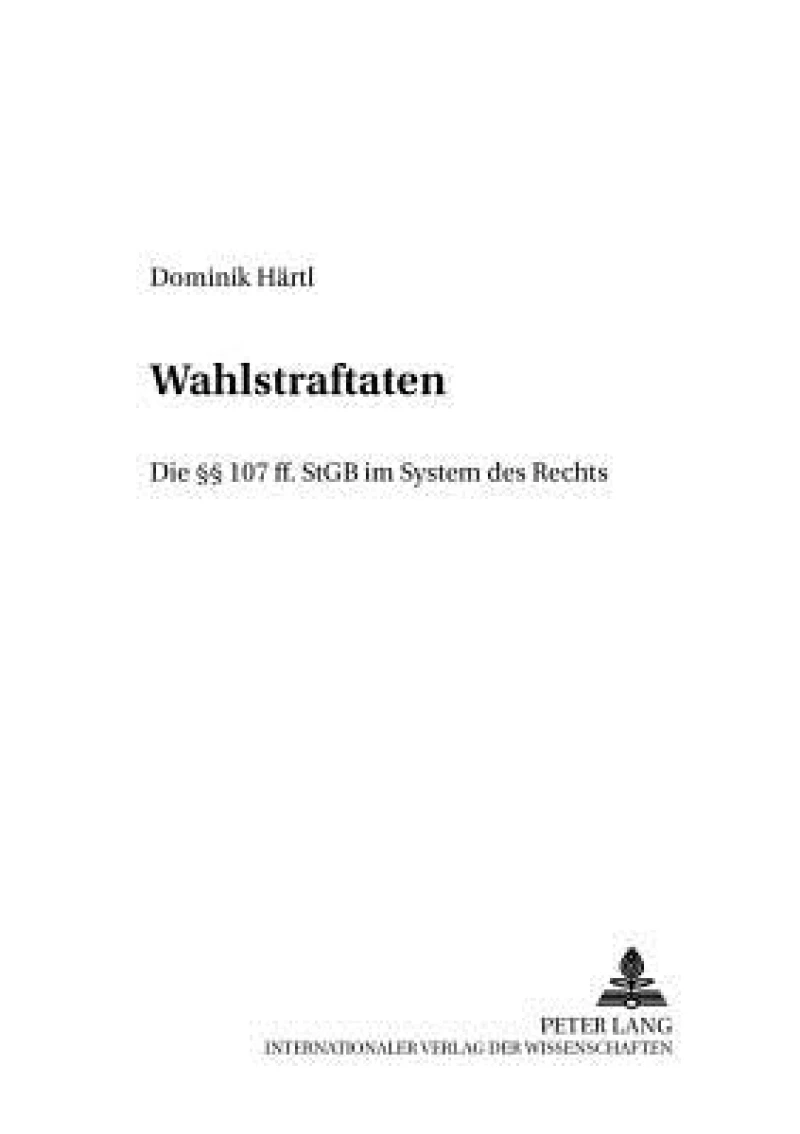 Wahlstraftaten