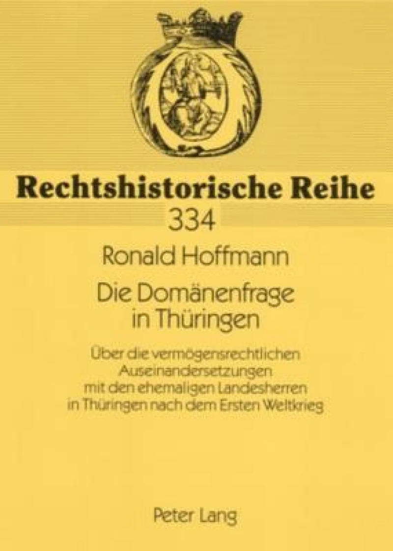 Die Domaenenfrage in Thueringen