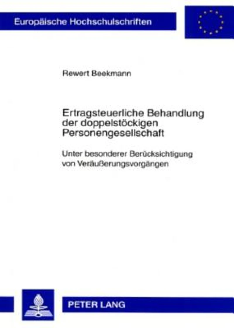 Ertragsteuerliche Behandlung der doppelstoeckigen Personengesellschaft