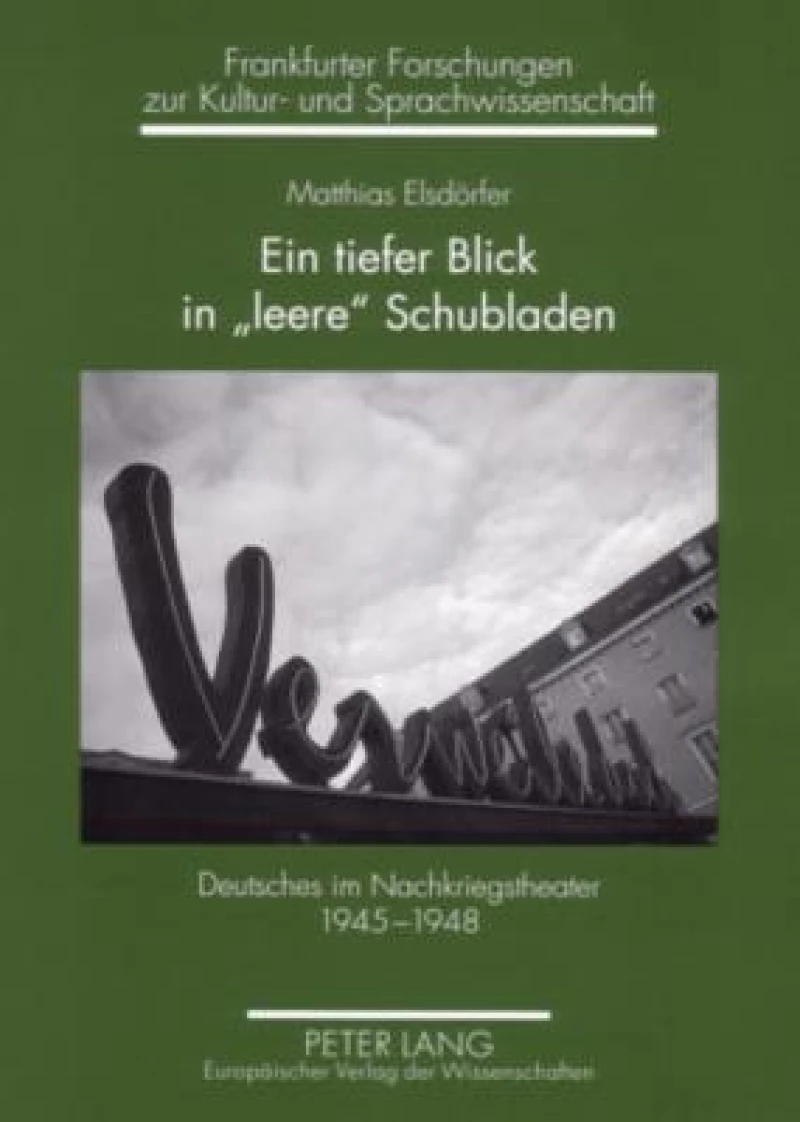 Ein Tiefer Blick in «Leere» Schubladen