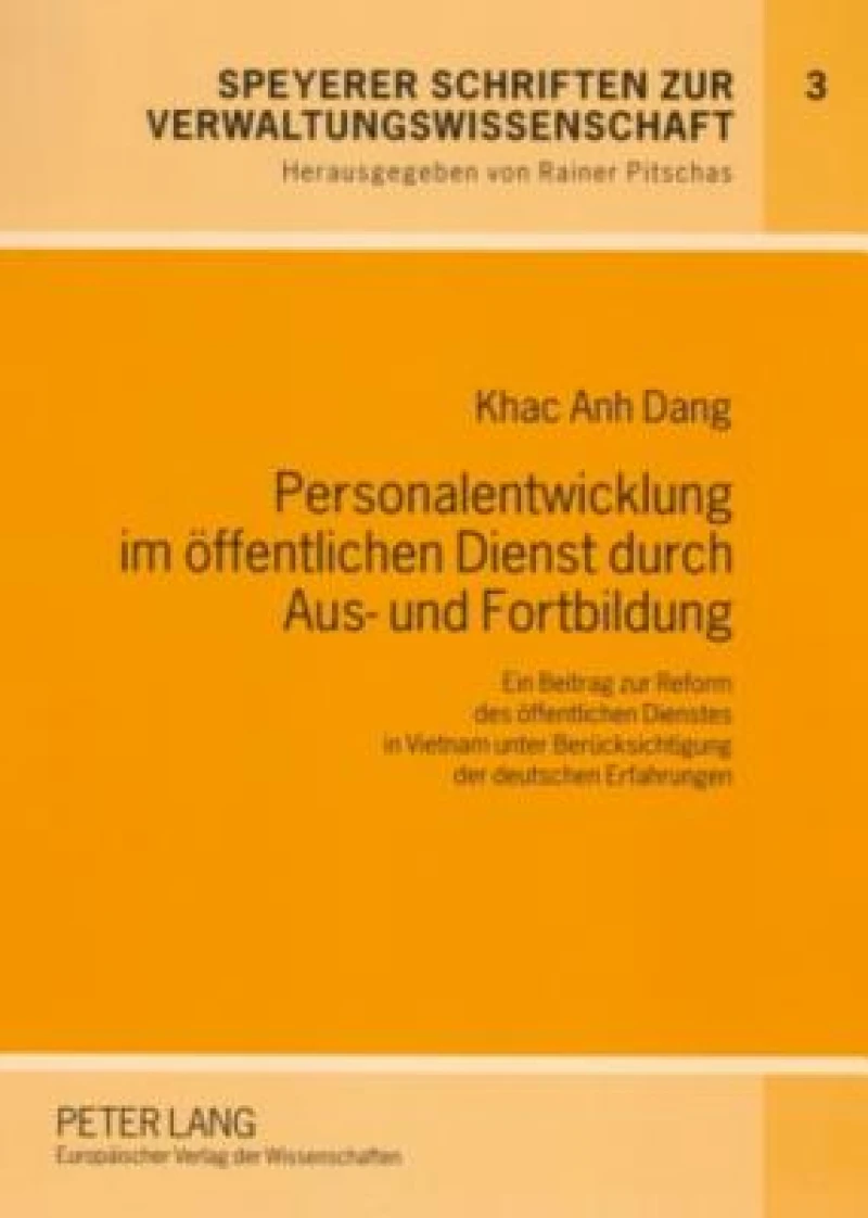 Personalentwicklung im oeffentlichen Dienst durch Aus- und Fortbildung