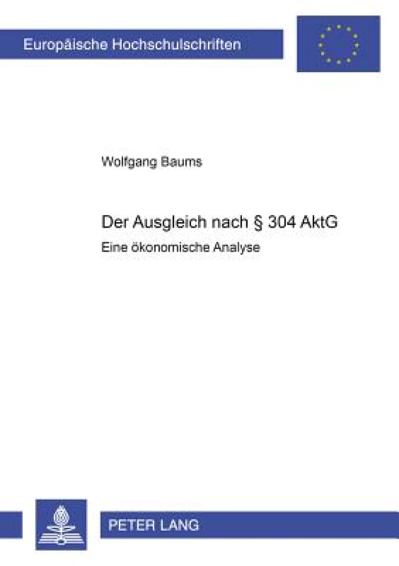 Der Ausgleich Nach § 304 Aktg