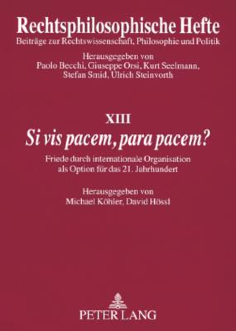«Si vis pacem, para pacem?»