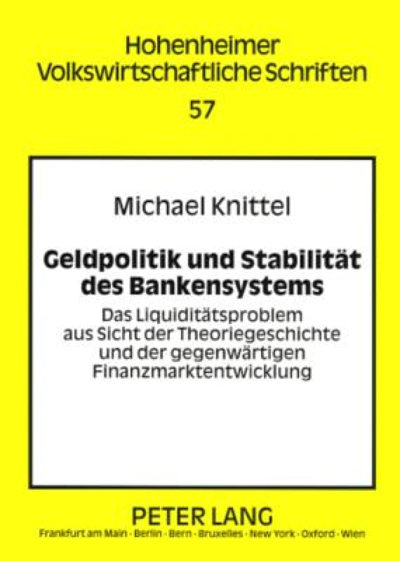 Geldpolitik und Stabilitaet des Bankensystems