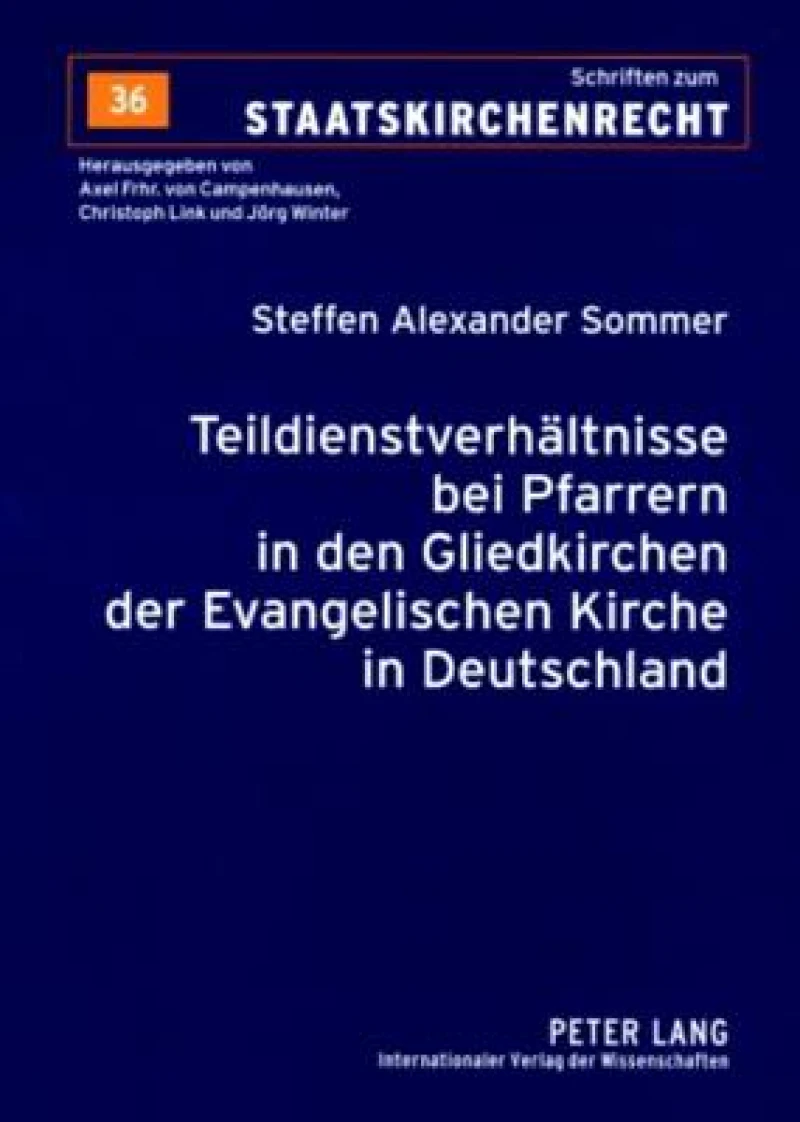 Teildienstverhaeltnisse bei Pfarrern in den Gliedkirchen der Evangelischen Kirche in Deutschland