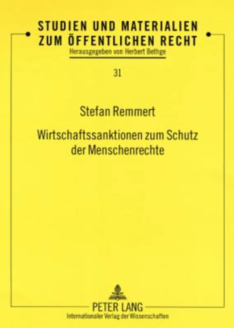 Wirtschaftssanktionen zum Schutz der Menschenrechte
