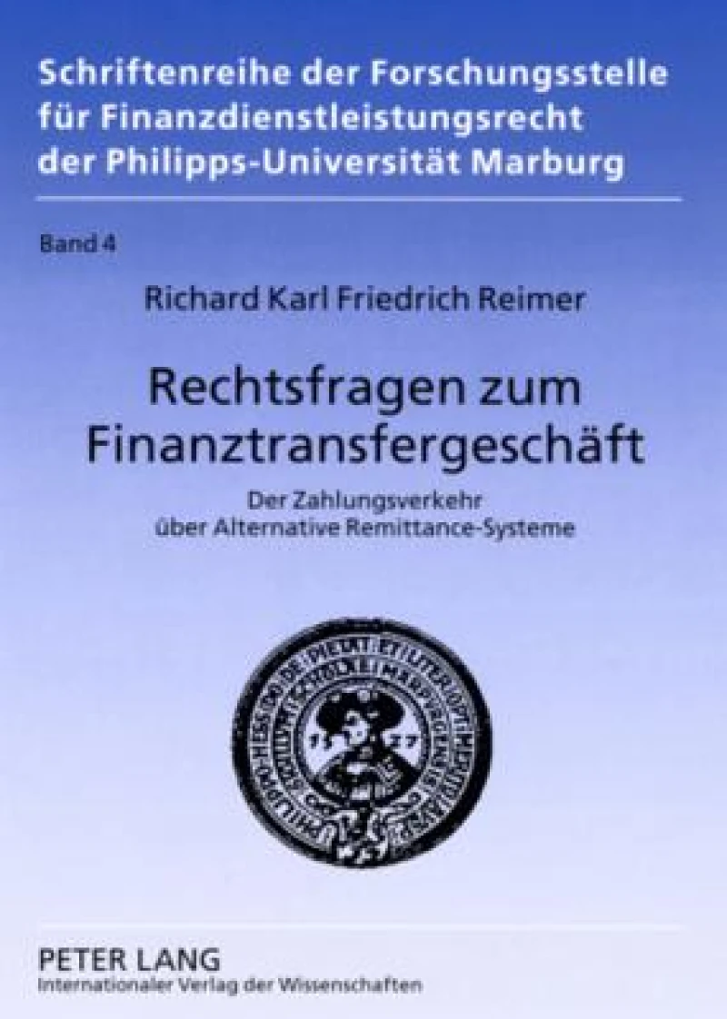 Rechtsfragen zum Finanztransfergeschaeft