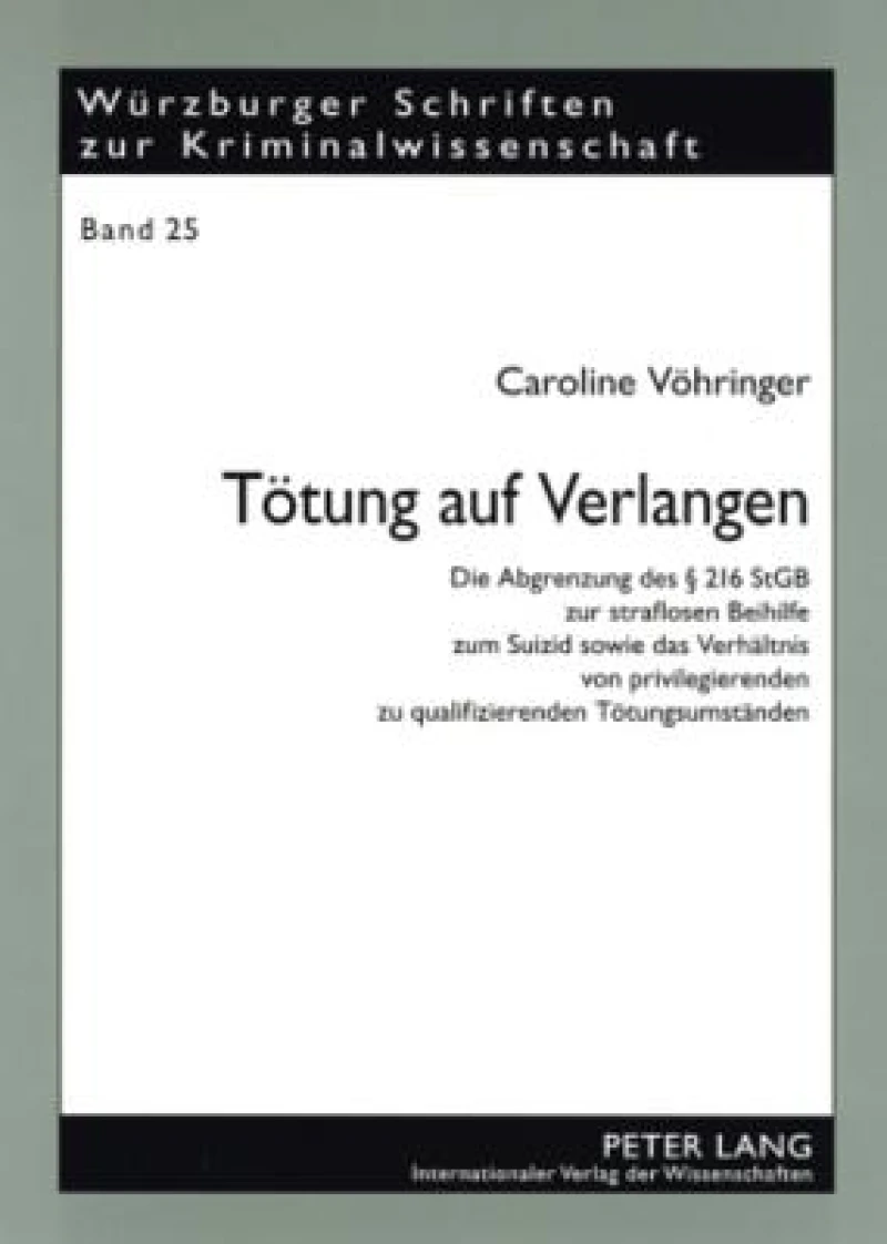 Toetung auf Verlangen