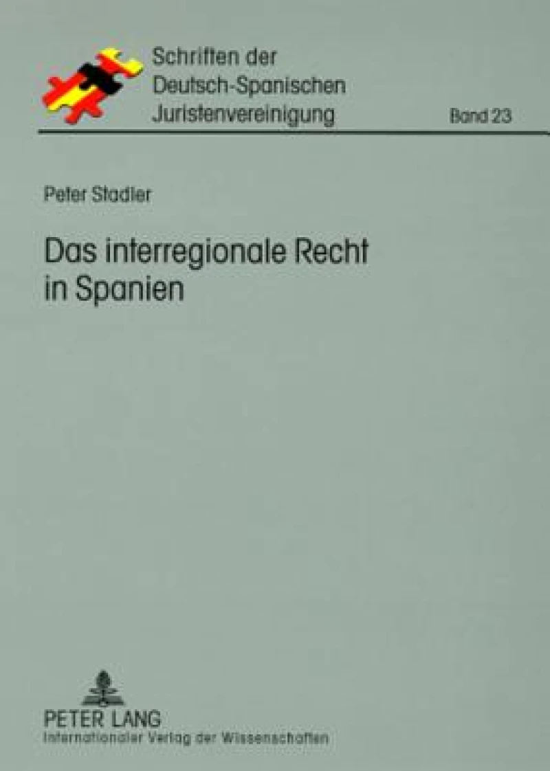 Das interregionale Recht in Spanien