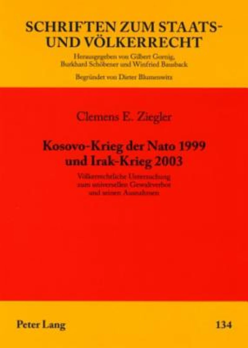 Kosovo-Krieg der Nato 1999 und Irak-Krieg 2003