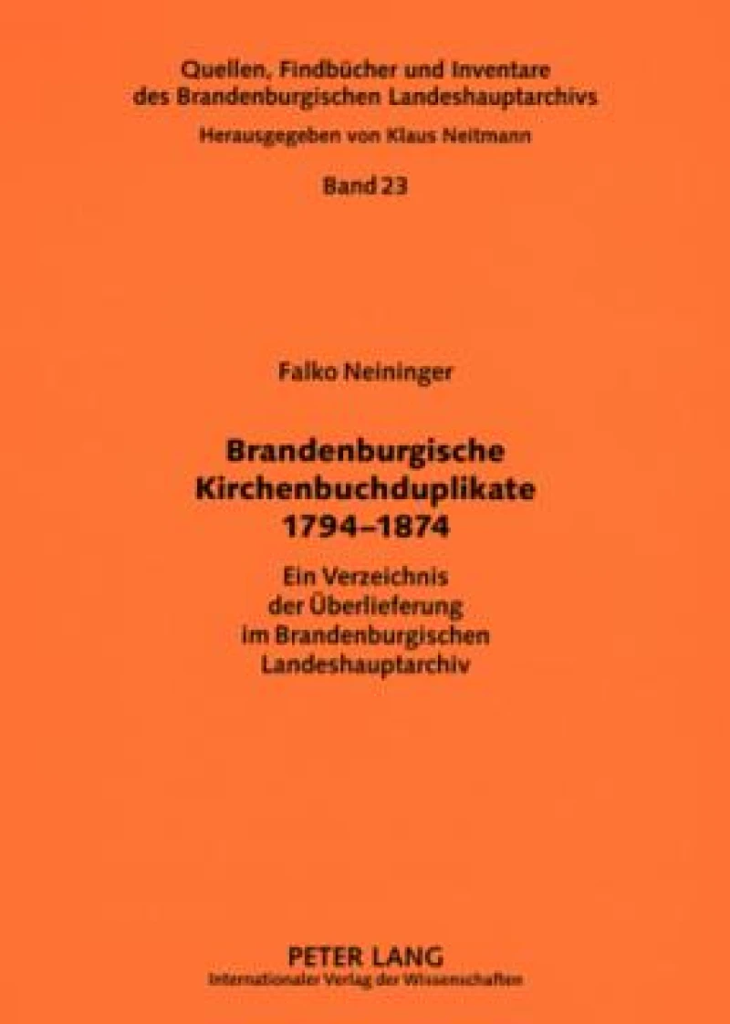 Brandenburgische Kirchenbuchduplikate 1794-1874