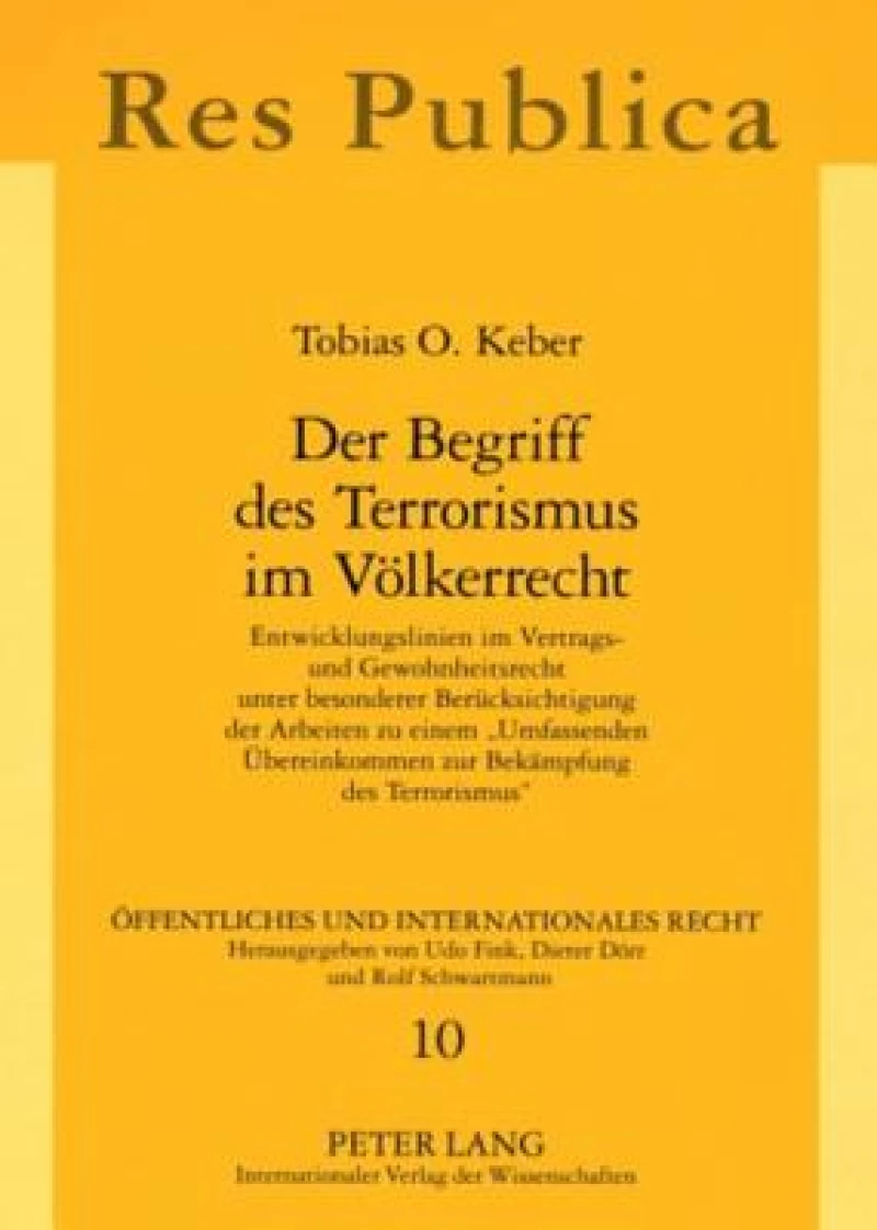 Der Begriff des Terrorismus im Voelkerrecht