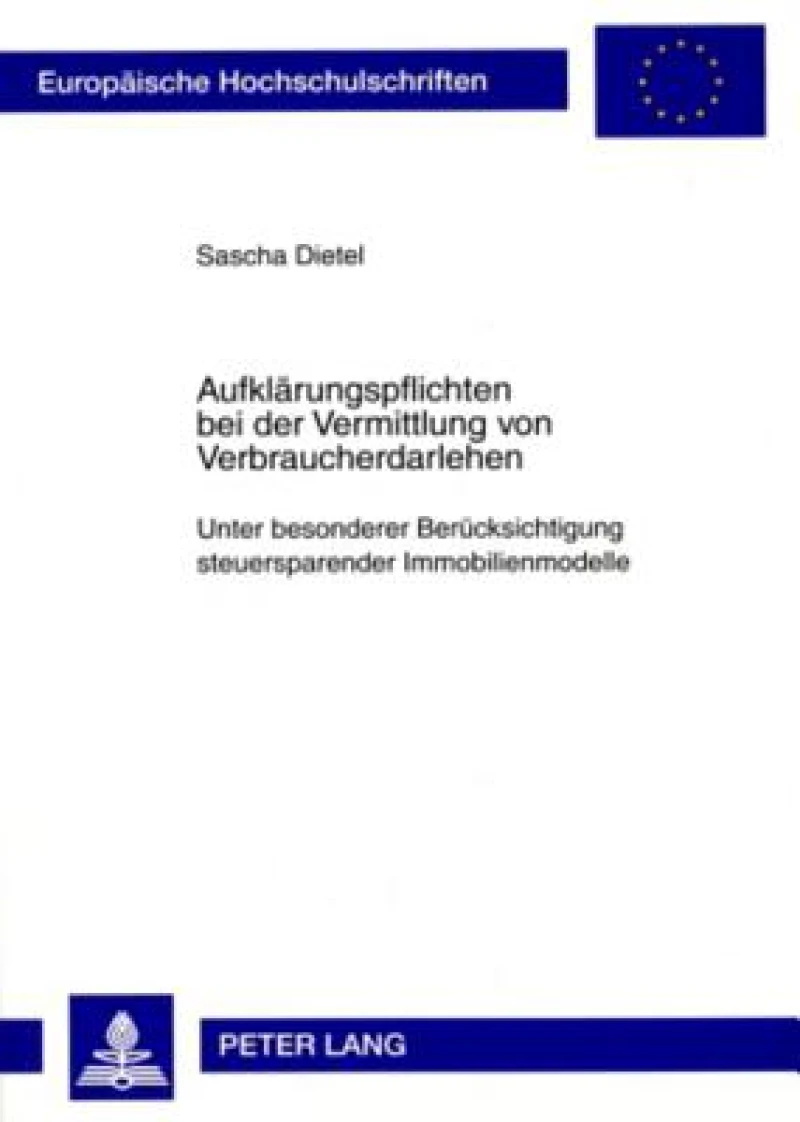 Aufklaerungspflichten bei der Vermittlung von Verbraucherdarlehen