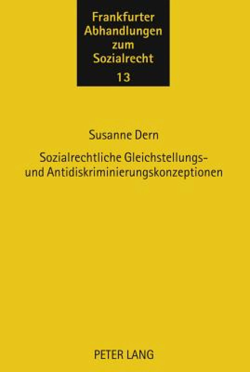 Sozialrechtliche Gleichstellungs- und Antidiskriminierungskonzeptionen