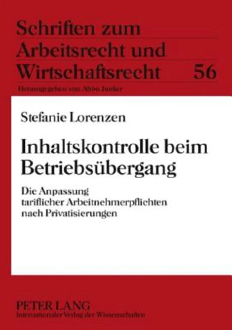 Inhaltskontrolle beim Betriebsuebergang
